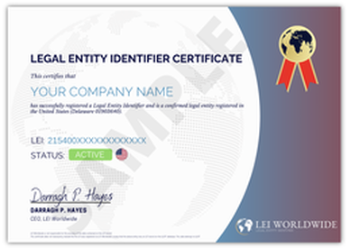 example of lei certificate 